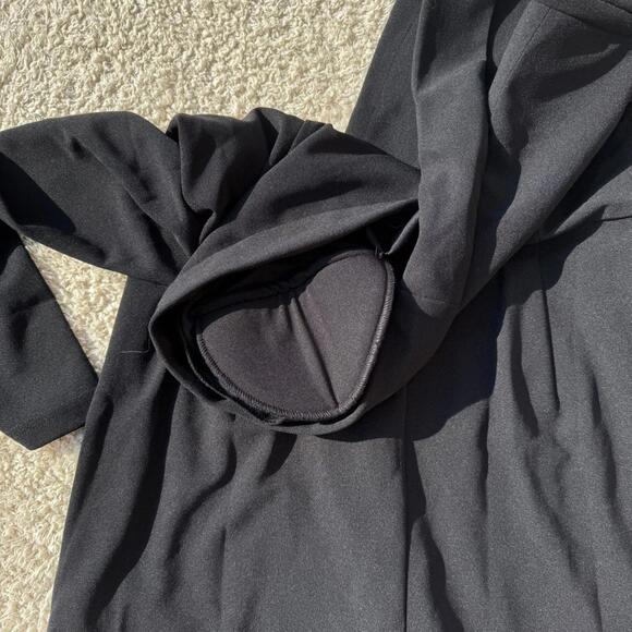 CupShe Black V-Neck Long Sleeve Blazer Romper Size SMALL NWT - Picture 6 of 6